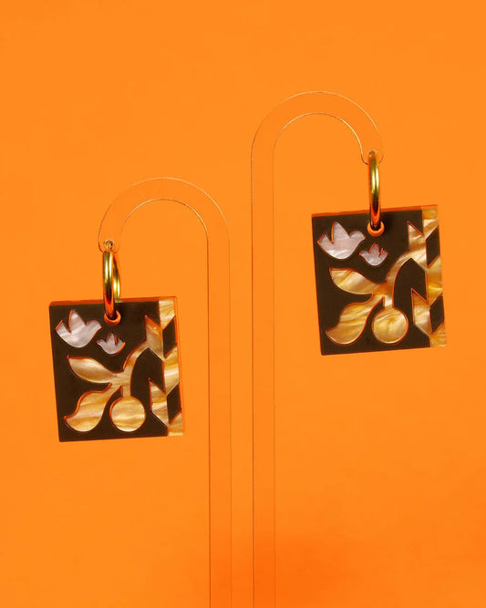 Manxman Piano Earrings