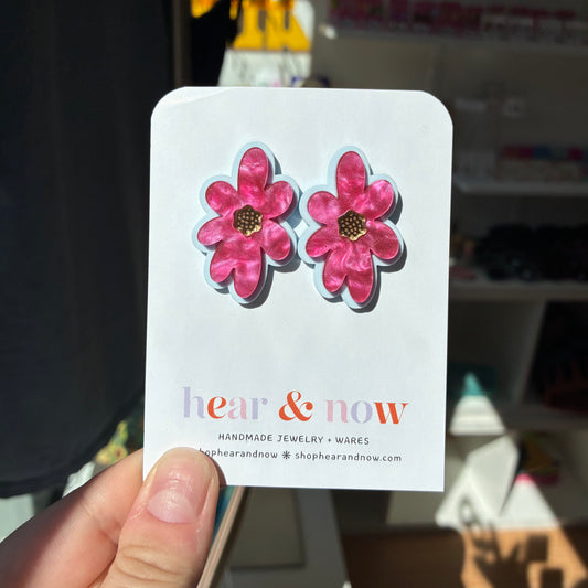 Flower Stud Earrings