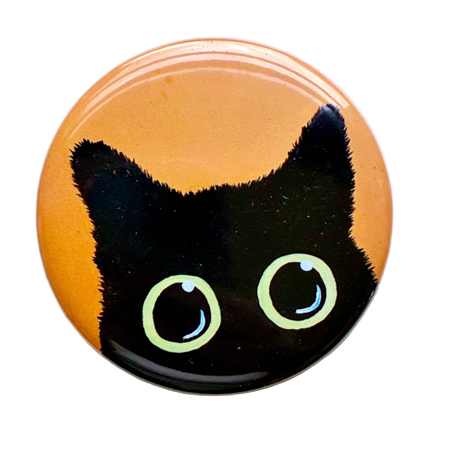 Black Cat Buttons