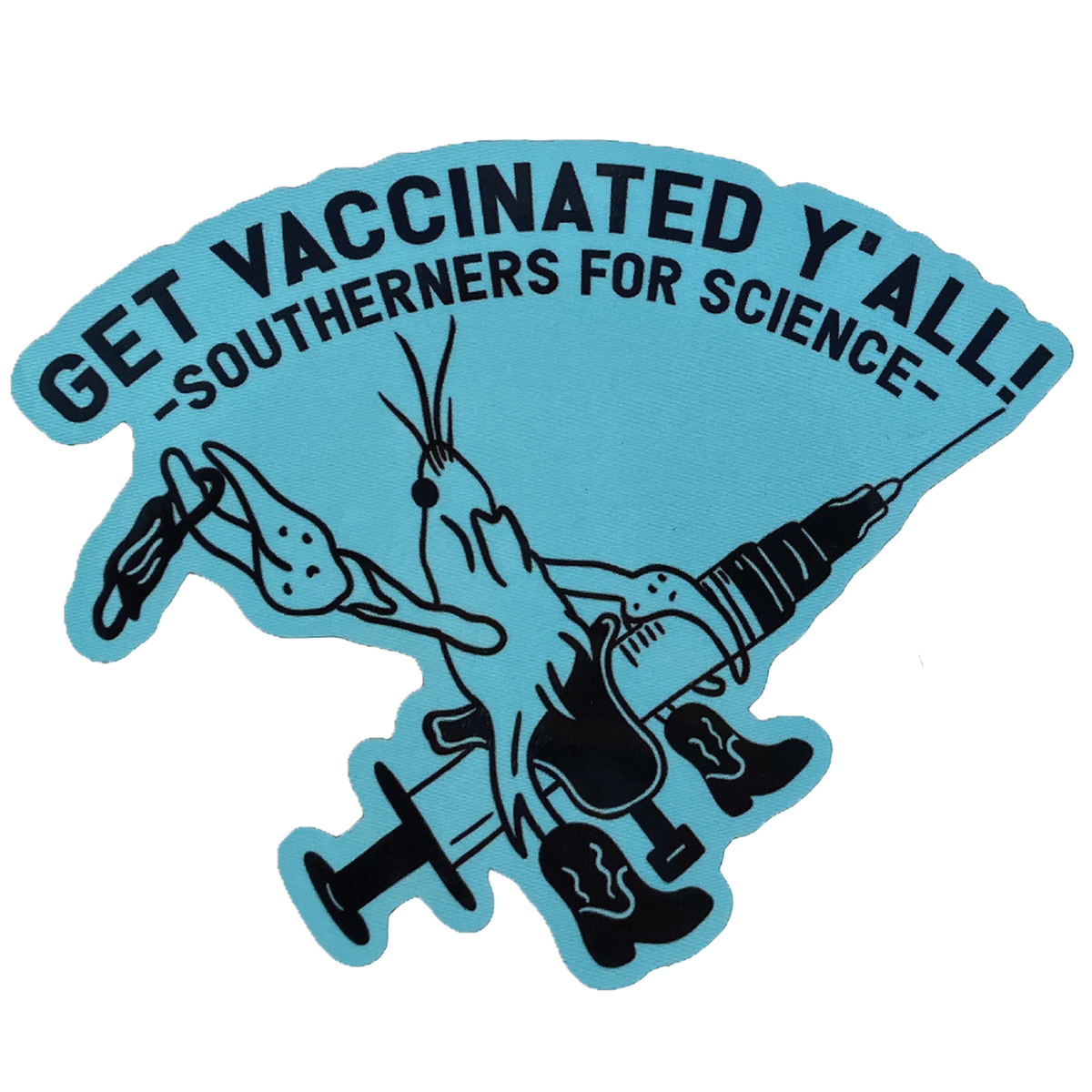 Southerners for Science Crawfish Sticker