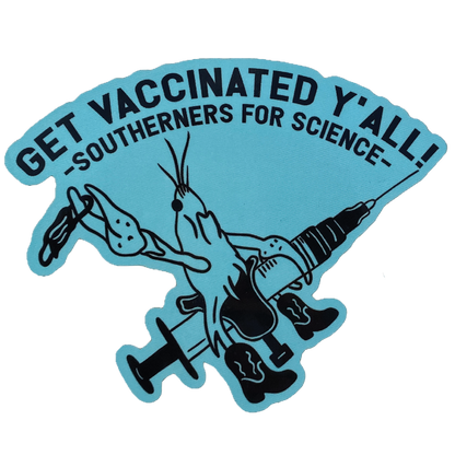 Southerners for Science Crawfish Sticker