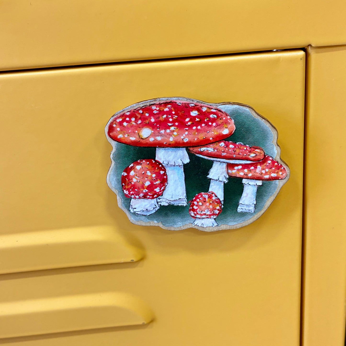 Red Cap Mushroom Magnet