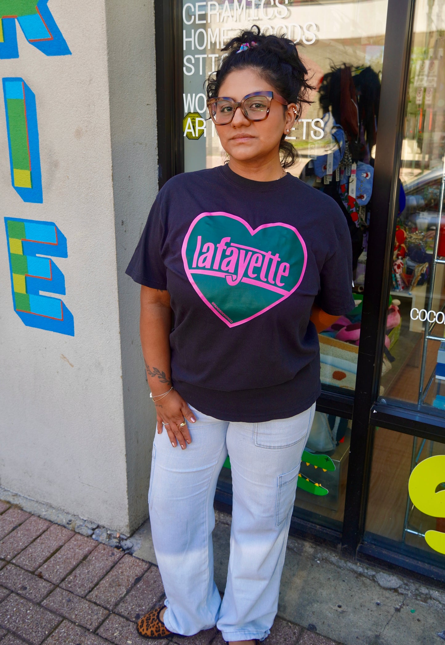 Green Lafayette Heart Shirt