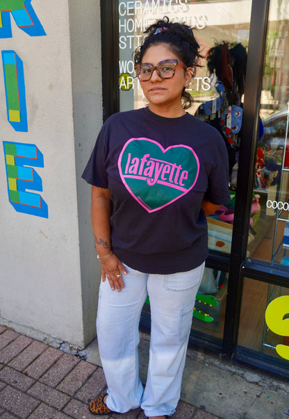 Green Lafayette Heart Shirt