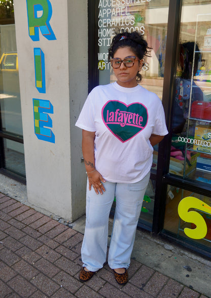 Green Lafayette Heart Shirt