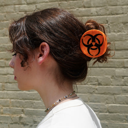 Biohazard Symbol Hair Claw