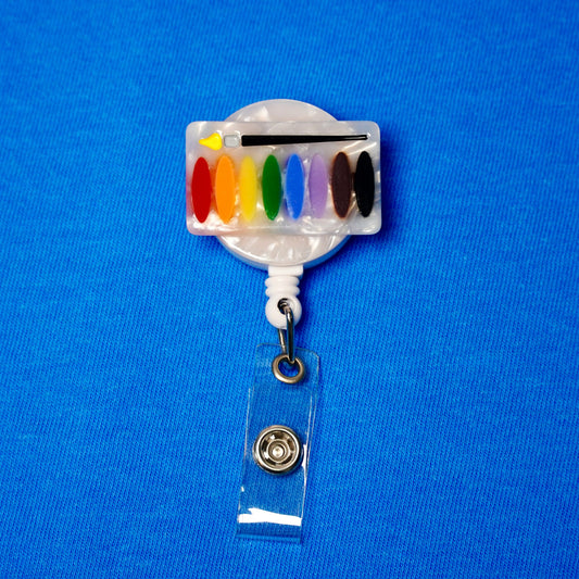 Watercolor Palette Badge Reel