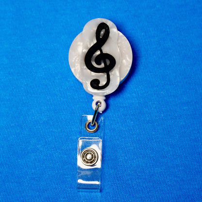 Treble Clef Badge Reel