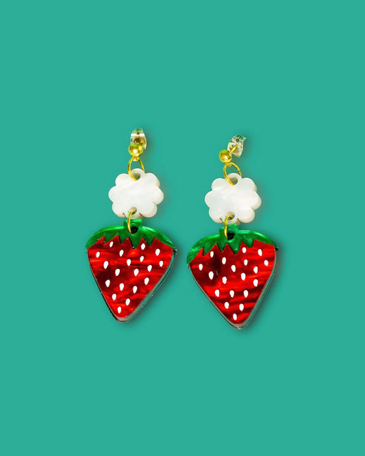 Strawberry Dangle Earrings