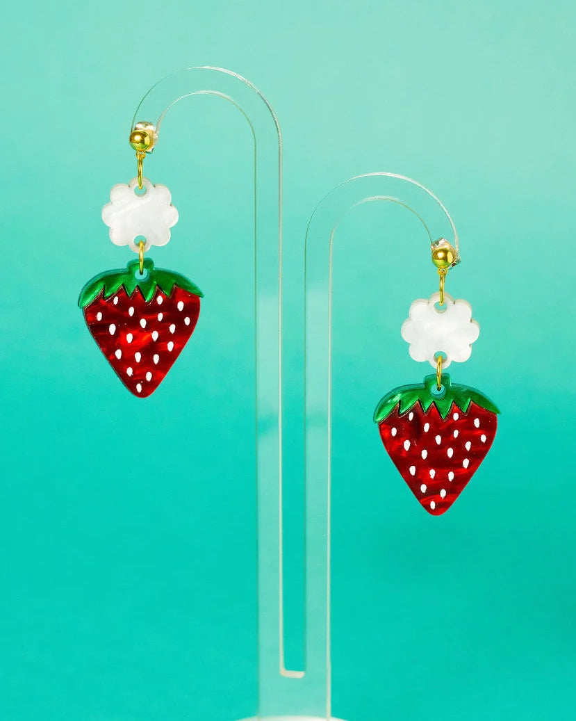 Strawberry Dangle Earrings