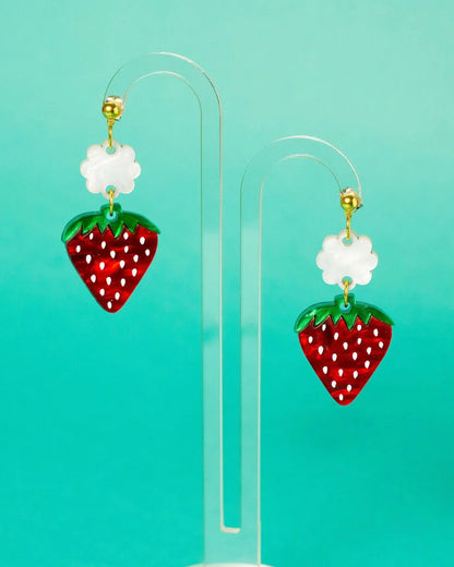 Strawberry Dangle Earrings