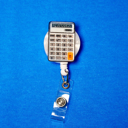 Calculator Badge Reel