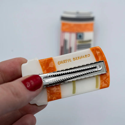 Prescription Bottle Hair Clip