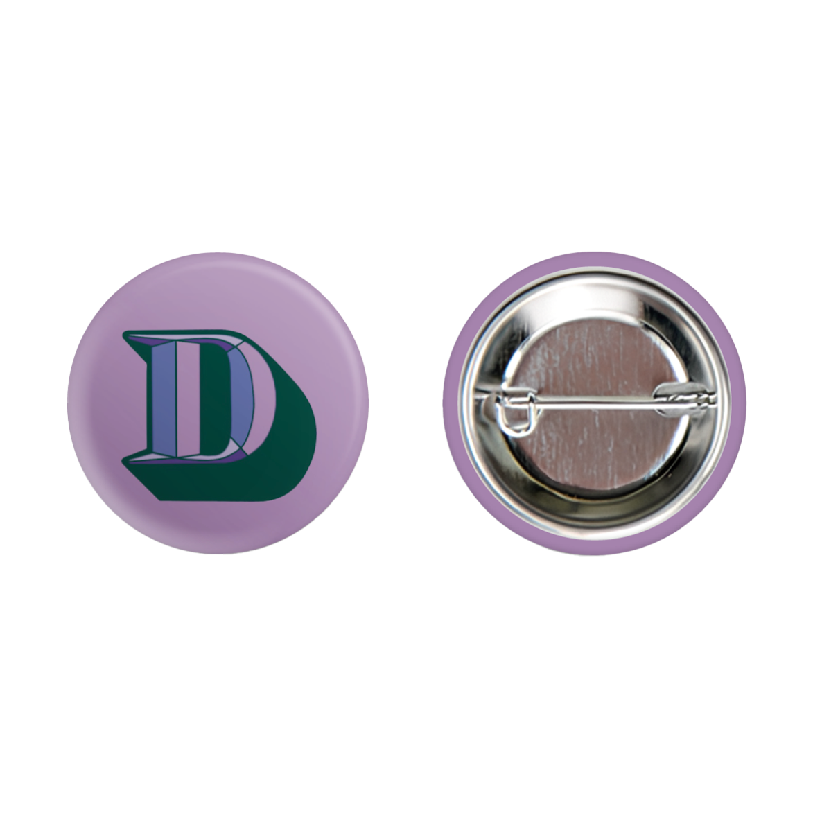 Letter D Button