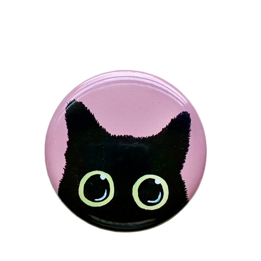Black Cat Buttons