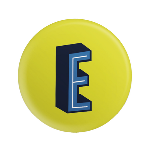 Letter E Button