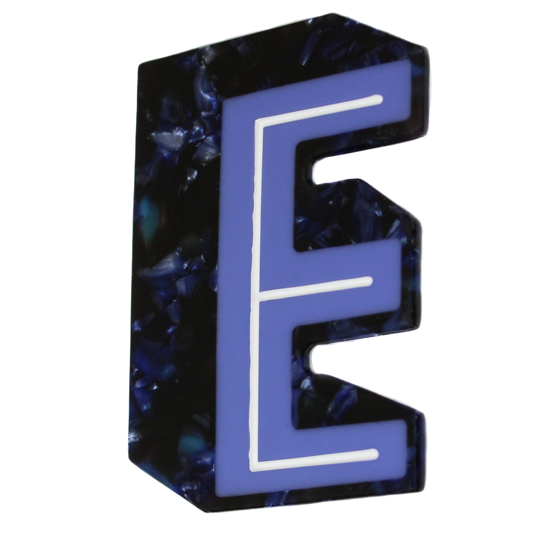 Letter E Hair Clip