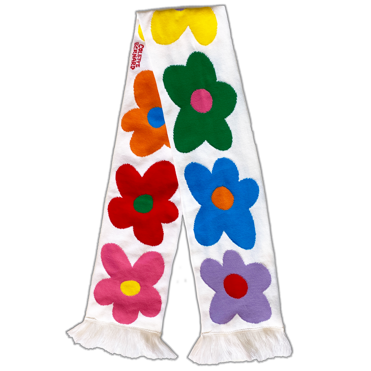 Flower Power Scarf (White)