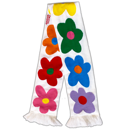 Flower Power Scarf (White)