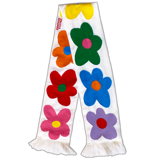 Flower Power Scarf (White)