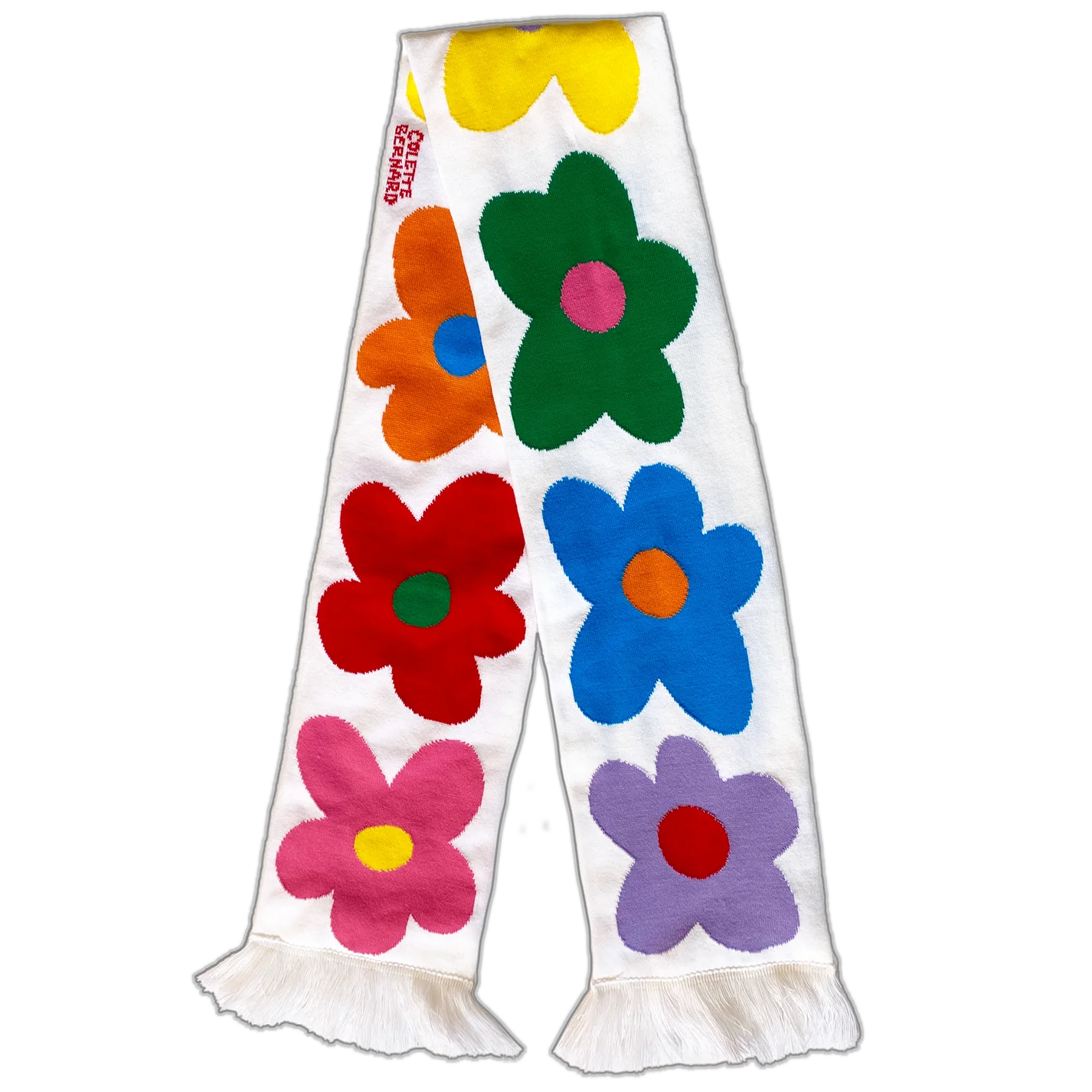 Flower Power Scarf (White)