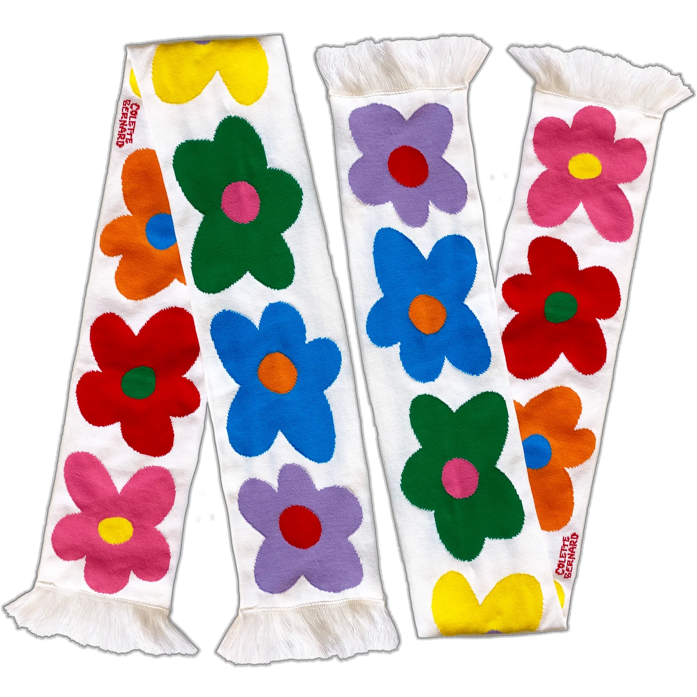 Flower Power Scarf (White)