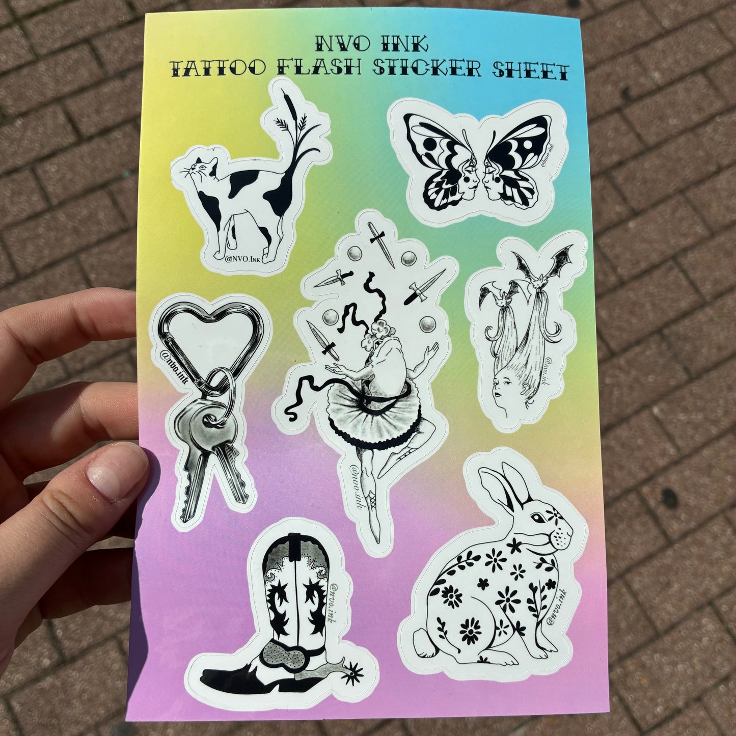 Flash Sticker Sheet