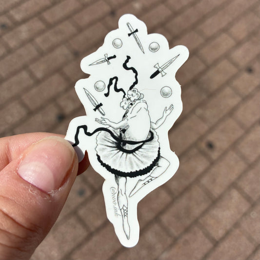 Circus Frog Sticker