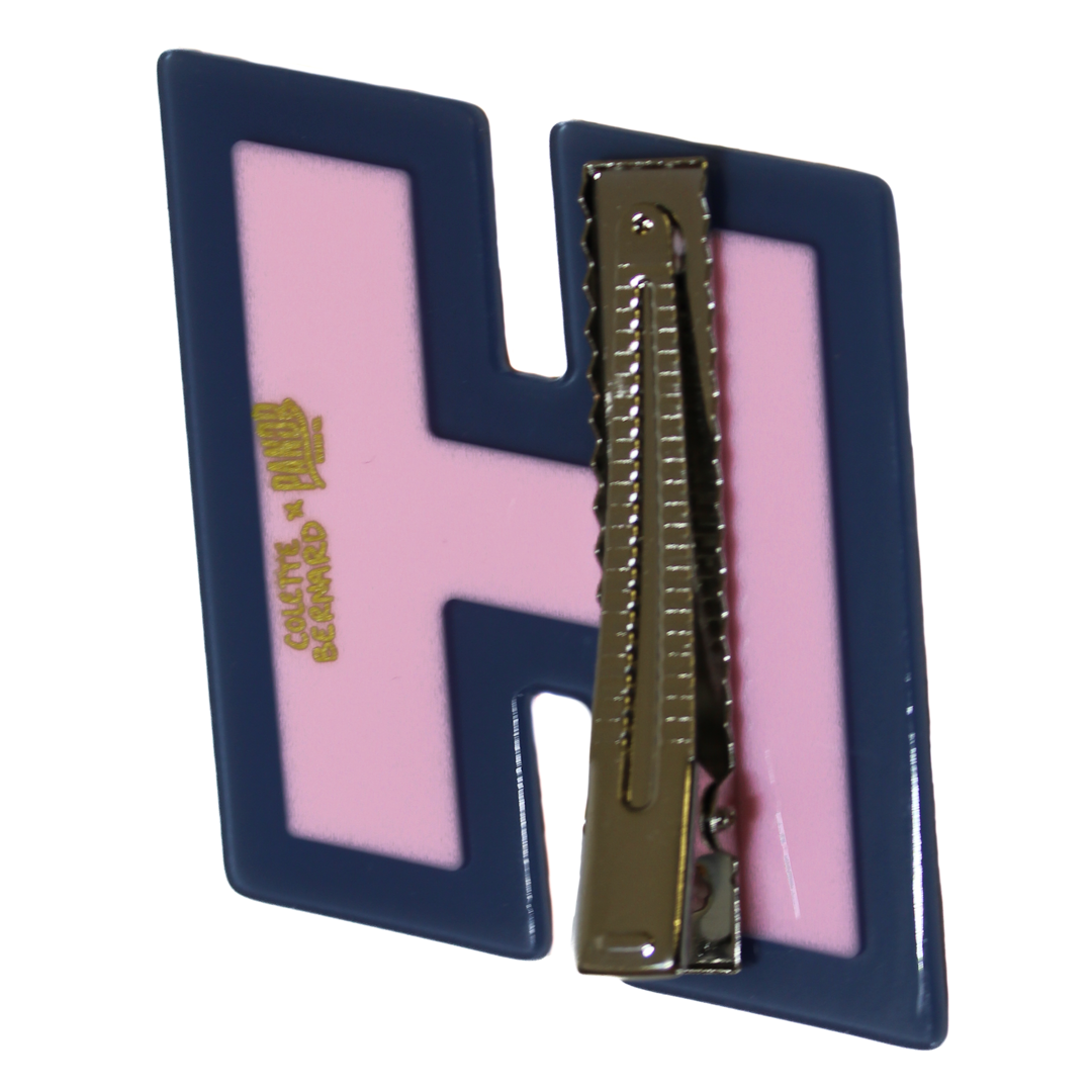 Letter H Hair Clip