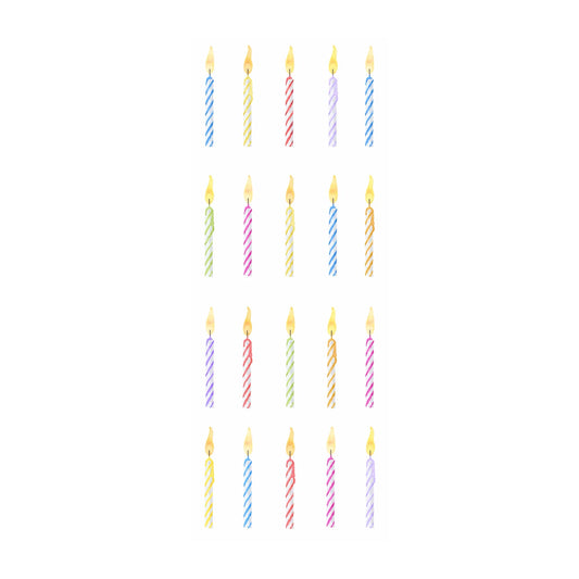Mini Candles Sticker Sheet