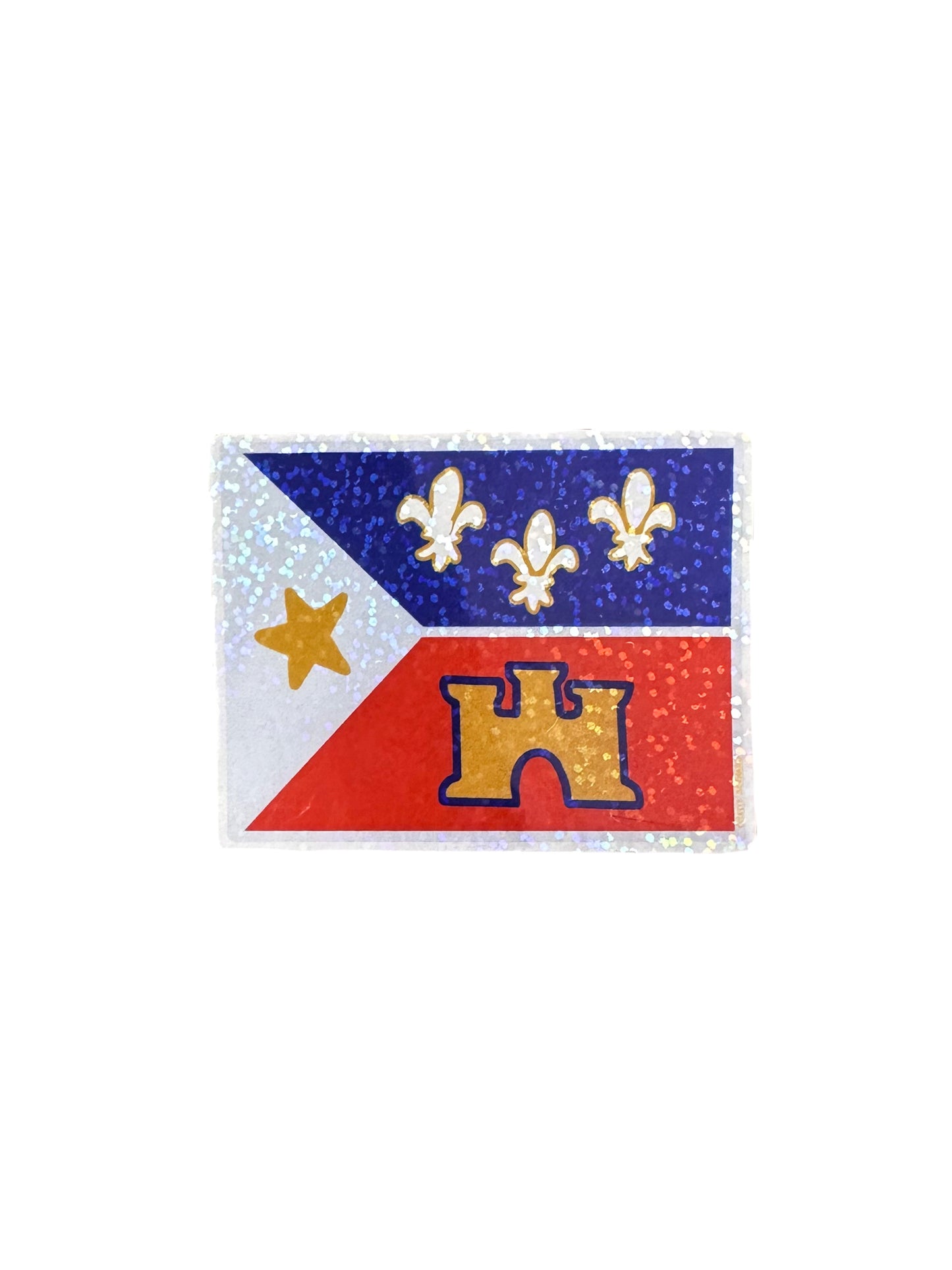 Acadiana Flag Sticker