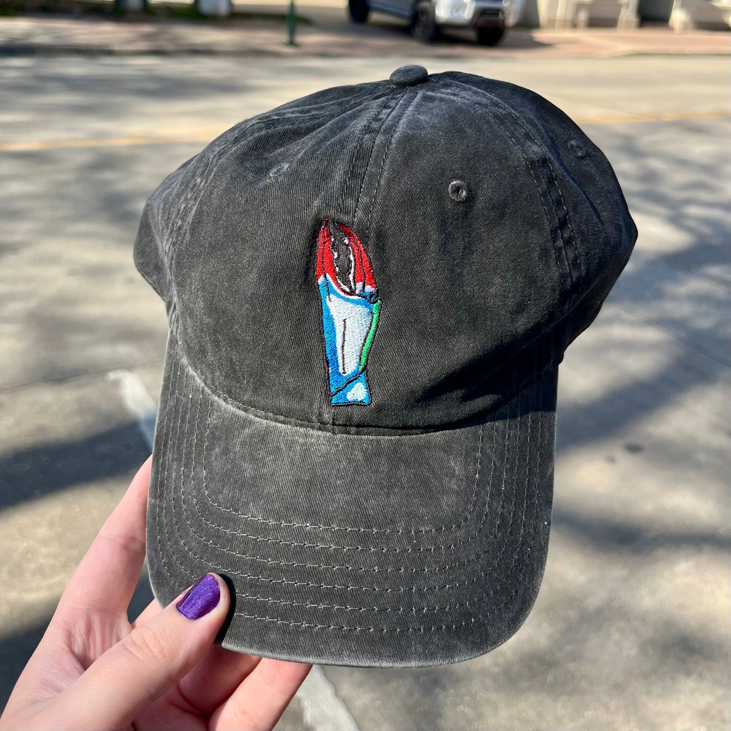 Crab Claw Embroidered Hat