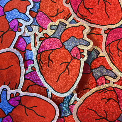 Anatomical Heart Sticker