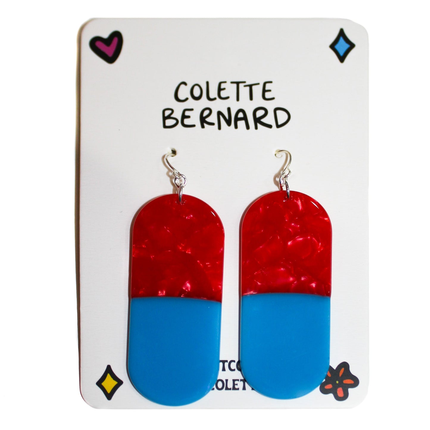 Pill Capsule Earrings