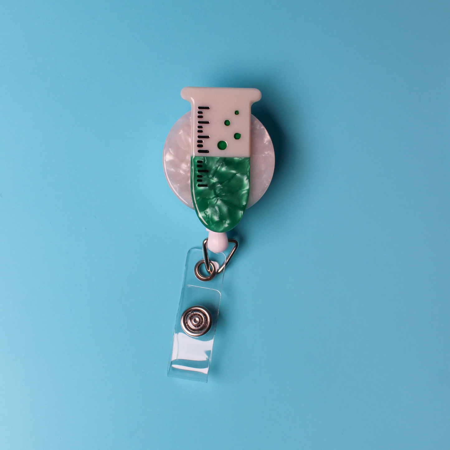 Test Tube Badge Reel