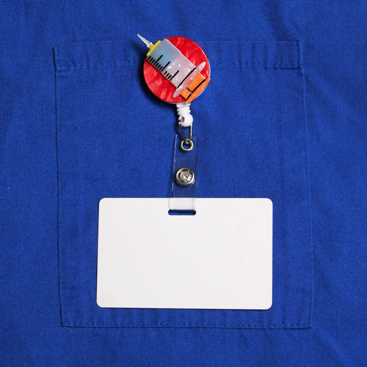 Syringe Badge Reel