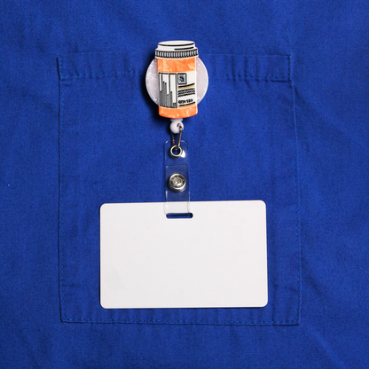 Prescription Bottle Badge Reel