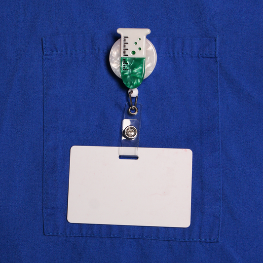 Test Tube Badge Reel