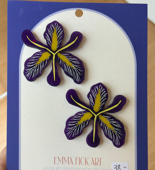 Iris Stud Earrings