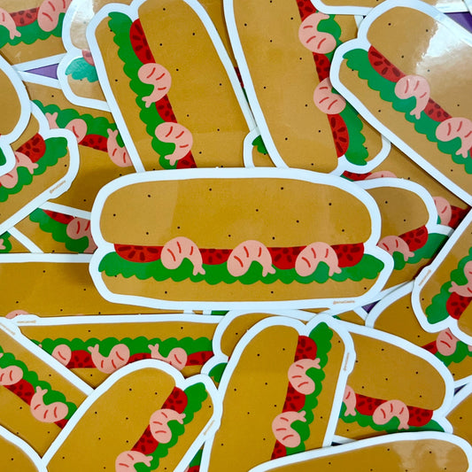 Poboy Sticker