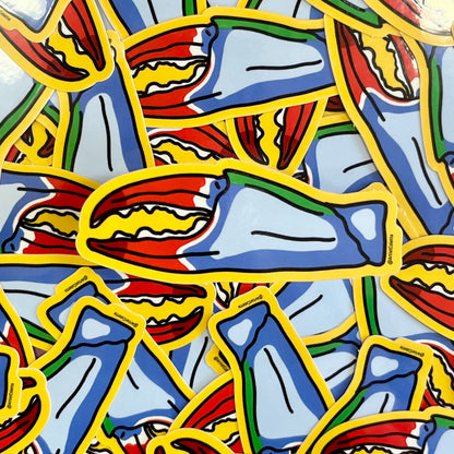 Crab Claw Sticker