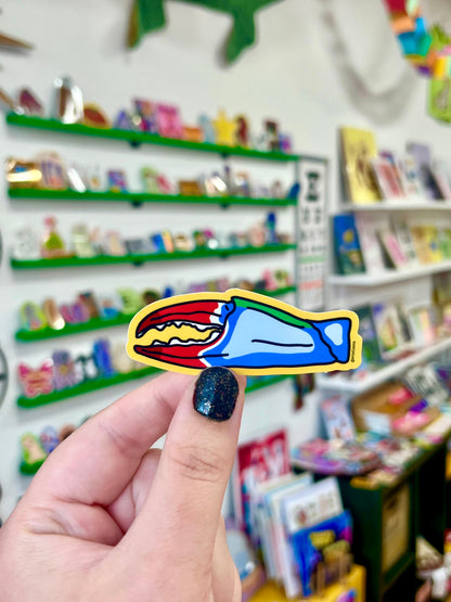 Crab Claw Sticker