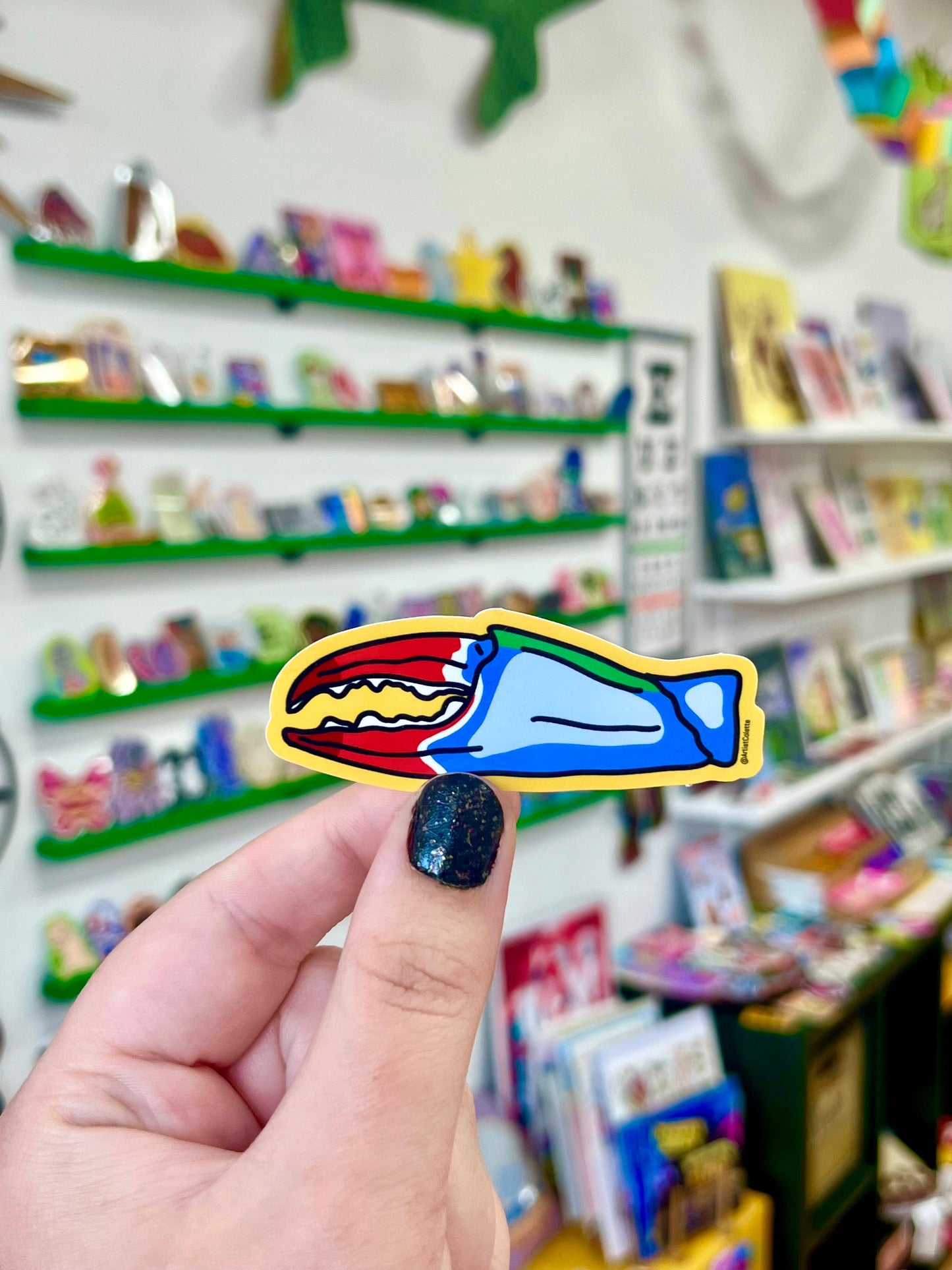 Crab Claw Sticker