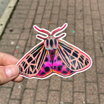 Tiger Moth Sticker