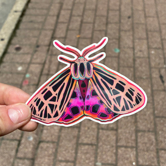 Tiger Moth Sticker