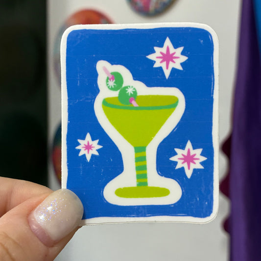 Martini Sticker