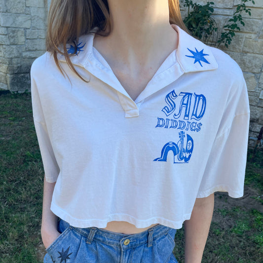 Sad Diddies Crop Tee