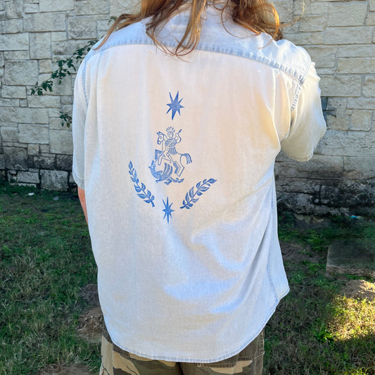 St. George and the Dragon Denim Shirt