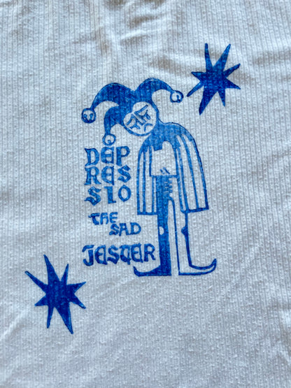 Depressio The Sad Jester Crop Tee