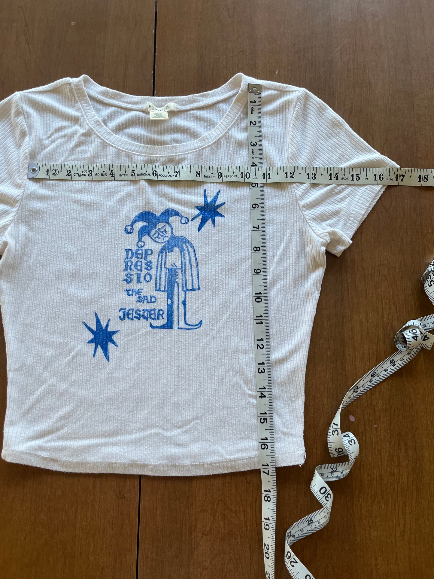 Depressio The Sad Jester Crop Tee